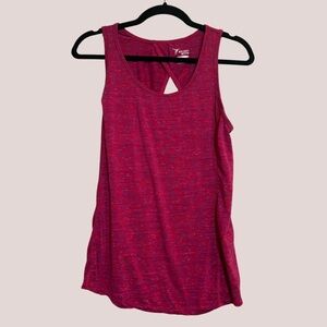 Old Navy • Pink Scoop Next Workout Tank with Criss Cross Open Back • Sz Medium